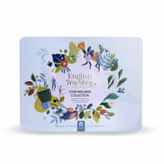 English Tea Shop Dárková sada Your wellness modrá BIO v plechové kazetě 36 sáčků