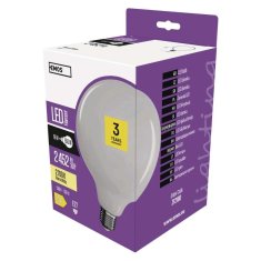 Emos EMOS LED žárovka Filament Globe / E27 / 18 W (150 W) / 2 452 lm / teplá bílá ZF2180