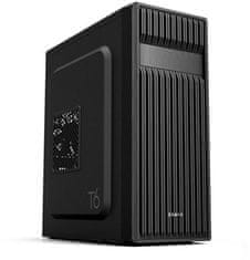 Zalman case miditower T6, mATX/ATX, bez zdroje, USB3.0, černá