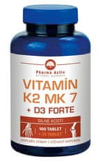 Pharma Activ Vitamín K2 MK7 + D3 Forte 1000 I.U. 125 tablet