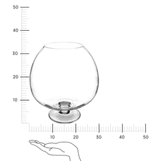 Intesi Skleněná váza/pohárek 32 cm
