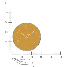 Intesi Žluté hodiny Laure 30cm