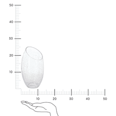 Intesi Váza Crack hrubá zkrácená 23 cm