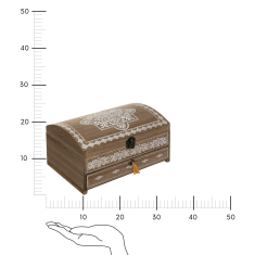 Intesi Dřevěná krabička Lidová hnědá