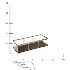 Intesi Šperkovnice sklo Victoria 25x10,5cm