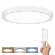 Solight Solight LED osvětlení s dálkovým ovladačem Estela White, 36W, 2700lm, 30cm, změna chromatičnosti, stmívatelné WO8019