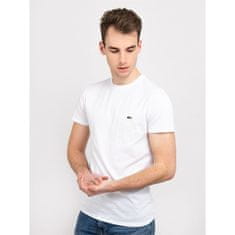 Lacoste Tričko na trenínk bílé L TH6709001