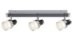 Rabalux  LED koupelnové přisazené svítidlo Harold 3x5W | 1200lm | 4000K | IP44 - chrom