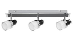 Rabalux  LED koupelnové přisazené svítidlo Harold 3x5W | 1200lm | 4000K | IP44 - chrom