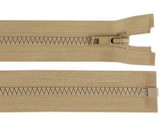 Kraftika 1ks 308 prairie sand kostěný zip šíře 5mm délka 45 cm