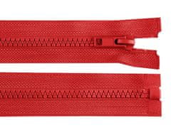 Kraftika 1ks 148 high risk red kostěný zip šíře 5mm délka 45 cm