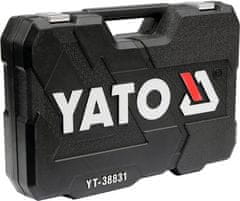 YATO  Gola sada 1/2", 3/8", 1/4" + příslušenství 111 ks YT-38831