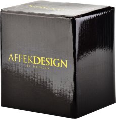 Affekdesign Porcelánový hrnek DIAMENT BLACK 280 ml černý