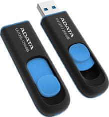 Adata DashDrive UV128 256GB / USB 3.1 / černo-modrá