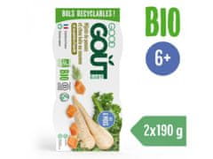 2x GOOD GOUT BIO Losos s kapustou a pastinákem 190 g