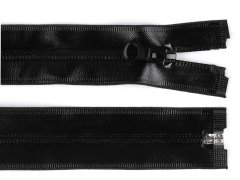 Kraftika 1ks black voděodolný zip šíře 6mm délka 70cm spirálový