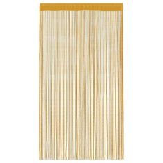 Vidaxl String Curtains 2 ks Gold 100x250 cm