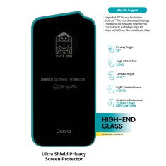 Benks Tvrzené sklo Ultra Shield Privacy pro Samsung Galaxy S24 Ultra černé