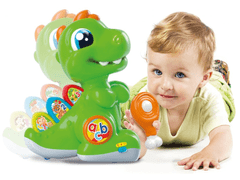 Clementoni Clementoni Baby T-Rex dinosaurus naučný mluví česky na baterie Zvuk.