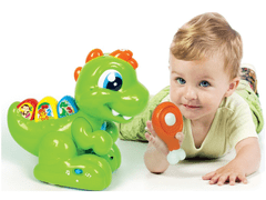 Clementoni Clementoni Baby T-Rex dinosaurus naučný mluví česky na baterie Zvuk.