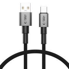 Tech-protect Ultraboost DNA kabel USB / USB-C 15W / 3A 25 cm, šedý