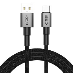 Tech-protect Ultraboost DNA kabel USB / USB-C 15W / 3A 2m, šedý