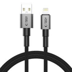 Tech-protect Ultraboost DNA kabel USB / Lightning 15W / 2.4A 1m, šedý