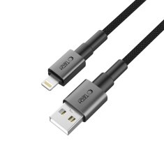 Tech-protect Ultraboost DNA kabel USB / Lightning 15W / 2.4A 1m, šedý