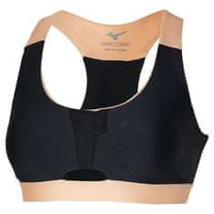 Mizuno High Support Bra / Black / Apricot Ice / L