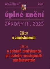 Aktualizace III/2 2023 Zákon o zaměstnanosti - Zákon o ochraně zaměstnanců při platební neschopnosti zaměstnavatele