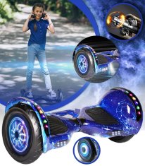 GORDON G273 Hoverboard, Bluetooth, 100 kg, 350 W, Blue Starry Sky