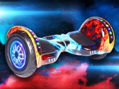 GORDON G273 Hoverboard, Bluetooth, 100 kg, 350 W, Ice Fire