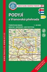 MAPA Podyjí, Vranovská přehrada /KČT 81 1:50T Turistická