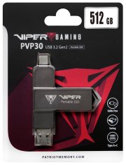 Patriot VIPER PVP30/512GB/SSD/Externí/Černá/3R