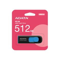 Adata UV128/512GB/USB 3.2/USB-A/Modrá