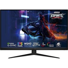 MSI Gaming monitor G321Q, 31,5"/2560 x 1440 /IPS, 170Hz/1ms/1200:1/300cd / m2 /2xHDMI/DP