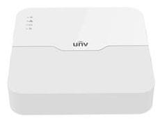 Uniview NVR, 4 PoE (Max 54W) kanálů, H.265, 1x HDD, max 8 MP