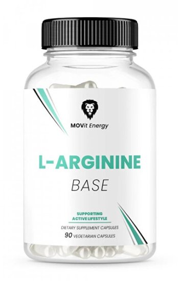 MOVit L-Arginin Base 90 vegetariánských kapslí