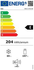 ECG Kombinovaná chladnička ERB 21730 WE