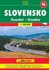 Slovensko 1:200 000 / autoatlas (A5, spirála)