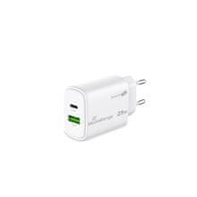 MediaRange Nab.adaptér -2 USB v.,USB-A,USB-C,bílý