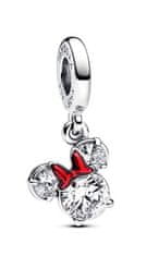 Pandora Stříbrný přívěsek Minnie Mouse Disney Moments 793533C01