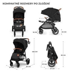 Kinderkraft Kočárek sportovní Grande Plus Black