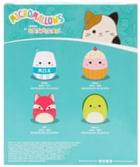 SQUISHMALLOWS Micromallows 4Pack - Liška, Želva, Mlíčko, Dortík