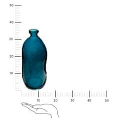 Intesi Skleněná váza Dame J 35cm modrá