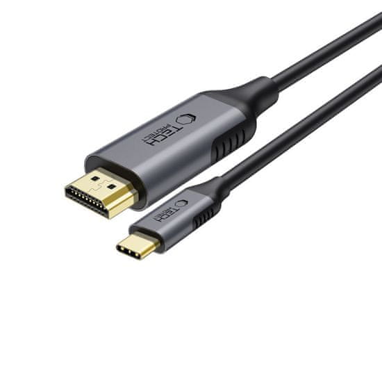 Tech-protect Ultraboost kabel USB-C / HDMI 2.0 4K 1.8m, černý