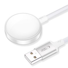 Tech-protect MC02 magnetická nabíječka na Apple Watch USB 1m, bíla