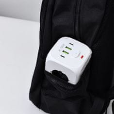 Tech-protect PCL3X4 zásuvka 2x USB / 2x USB-C / 3x elektrická zásuvka, bílá