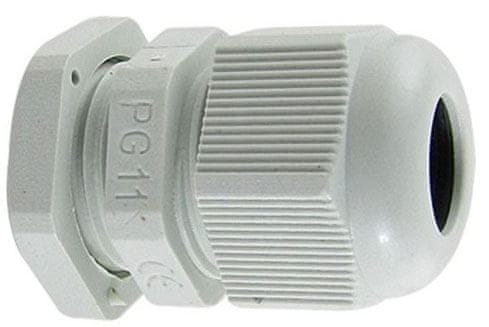 HADEX Kabelová průchodka PG-11 pro kabel 5-10mm bílá