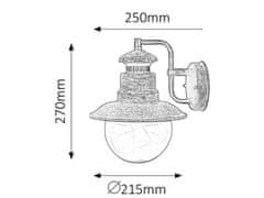 Rabalux  ODESSA venkovní nástěnné svítidlo 8163